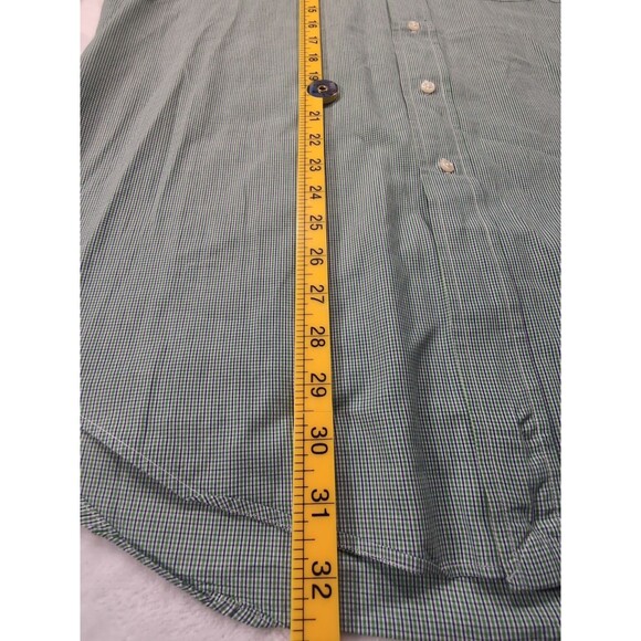 Polo Ralph Lauren Men's Yarmouth Cotton Pony Pocket Shirt Green Squares 15.5 34 - Picture 7 of 9